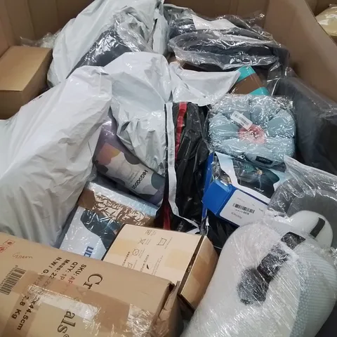 TWO LARGE BOXES OF ASSORTED BAGGED AND LOOSE SUPPORT PILLOWS ETC.