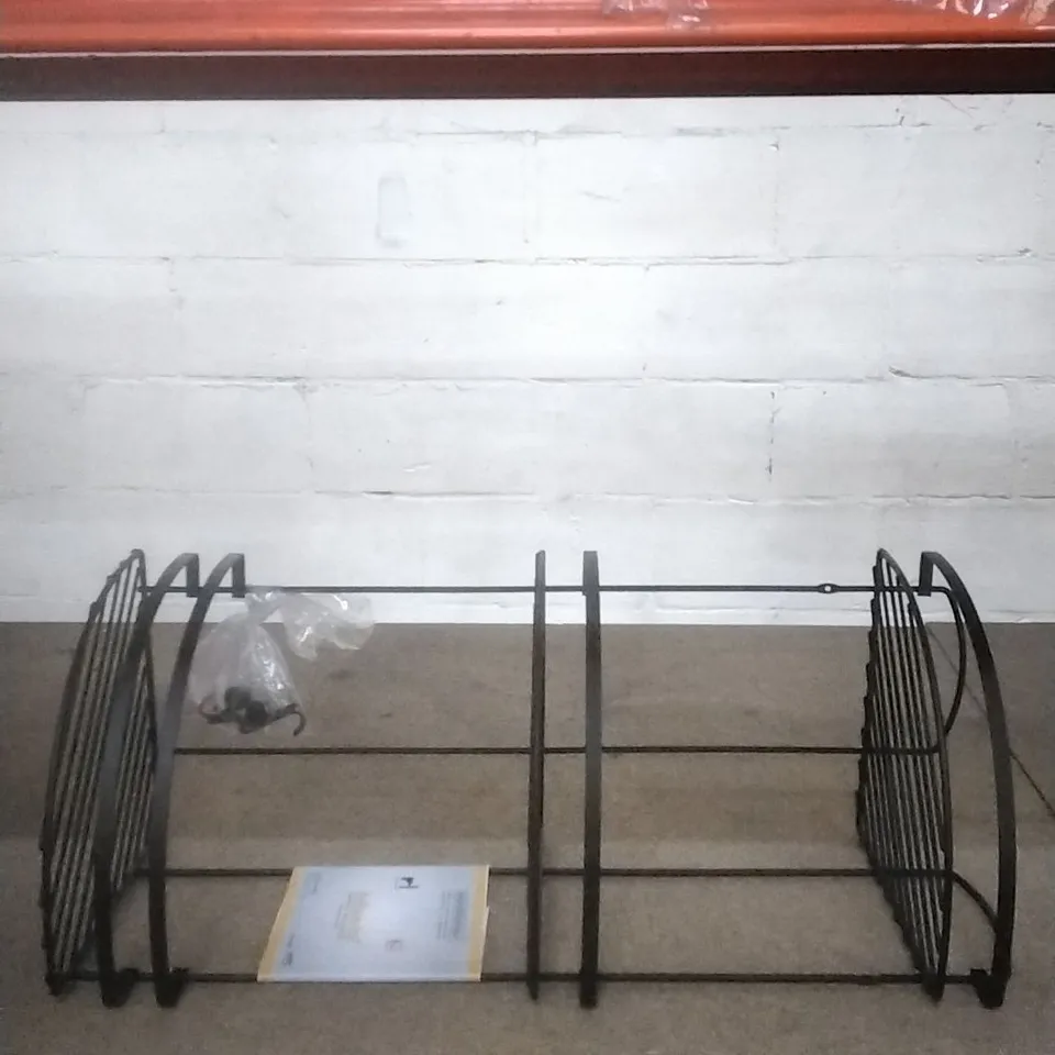 BOXED TEKNO-TEL BATH CORNER SHELF (BLACK)