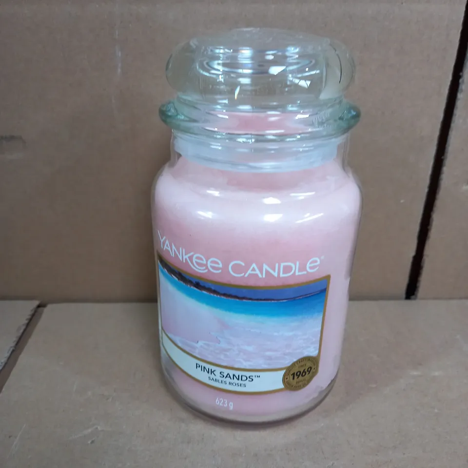 YANKEE CANDLE LARGE PINK SANDS JAR CANDLE  RRP £32