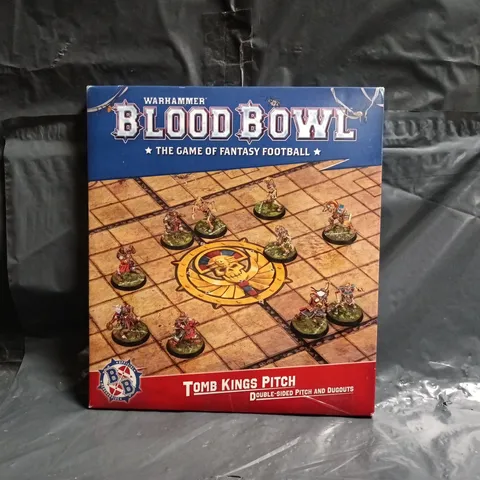 WARHAMMER BLOOD BOWL TOMB KINGS PITCH - DOUBLE SIDED PITCH AND DUGOUTS