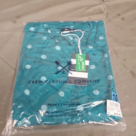 BAGGED CREW CLOTHING COMPANY RITA JERSEY TIE NECK DRESS - SIZE 10