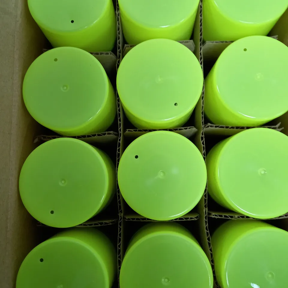 BOX OF 12 X 151 NEON YELLOW SPRAY PAINT 