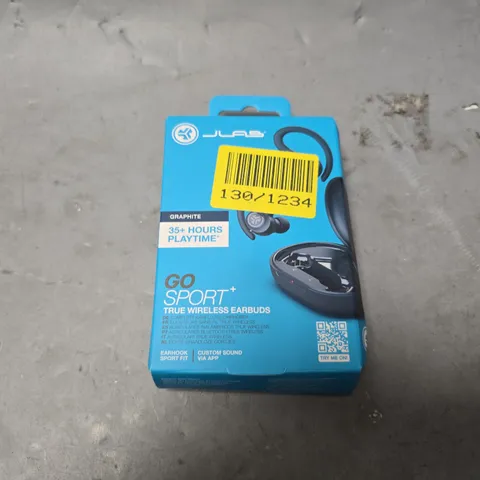 SEALED JLAB GO SPORT + TRUE WIRELESS EARBUDS 