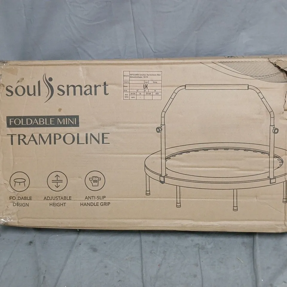 SOULSMART FOLDABLE MINI TRAMPOLINE – BOXED 
