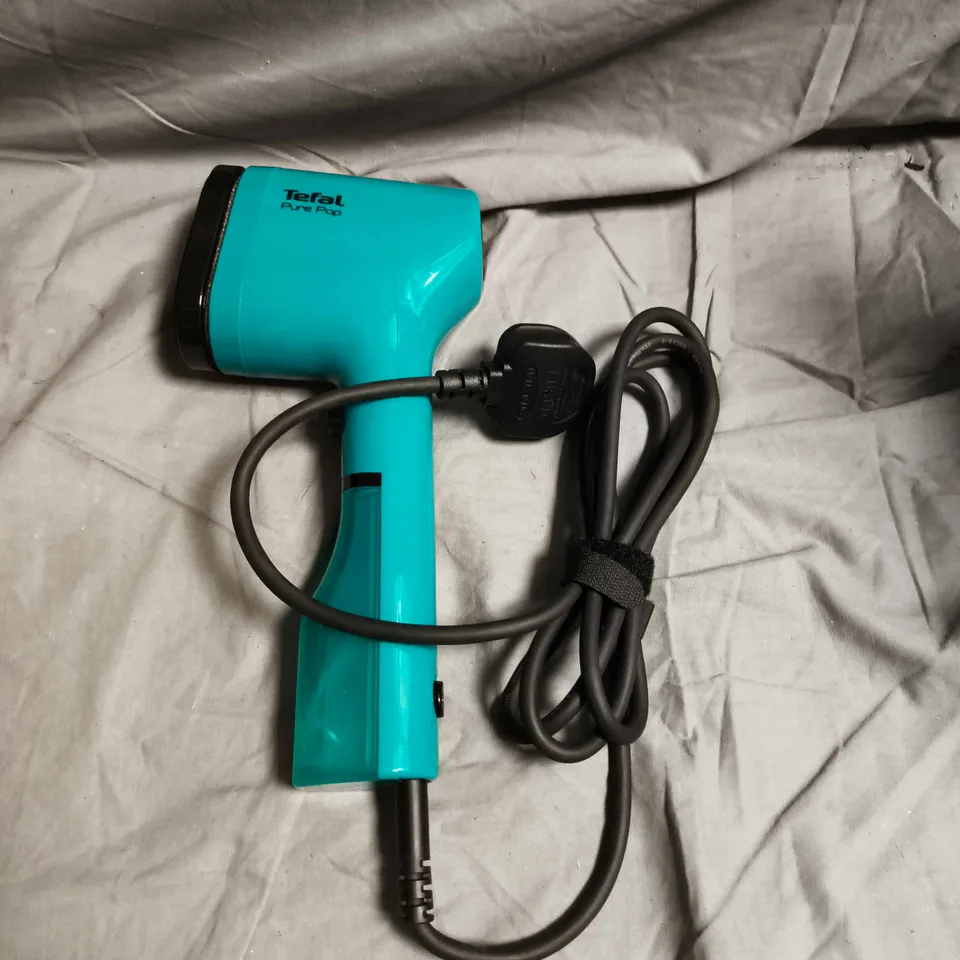 TEFAL PURE POP HANDHELD GARMENT STEAMER – TEAL