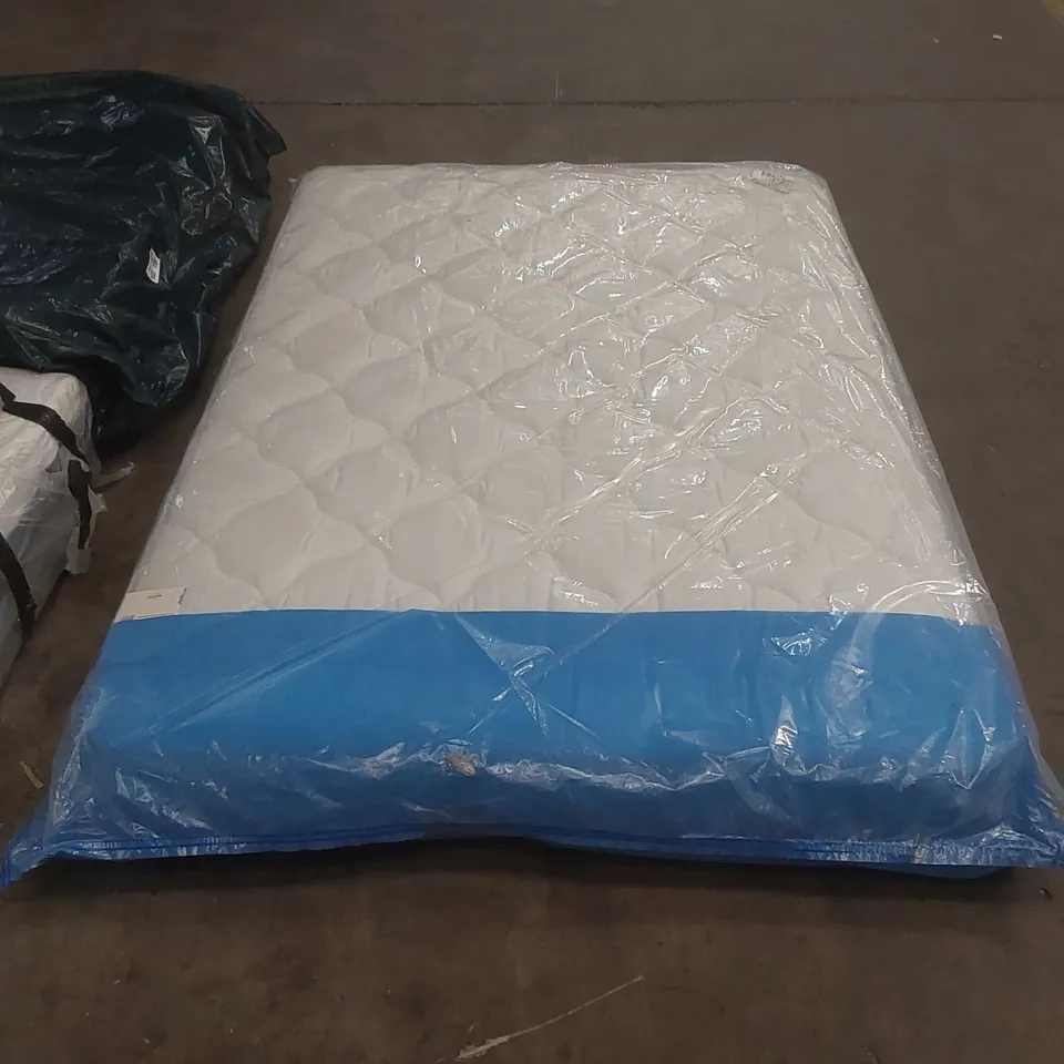 QUALITY BAGGED DOUBLE 135cm AIRSPRUNG LUXURY QUILTED MEDIUM MATTRESS RRP £229
