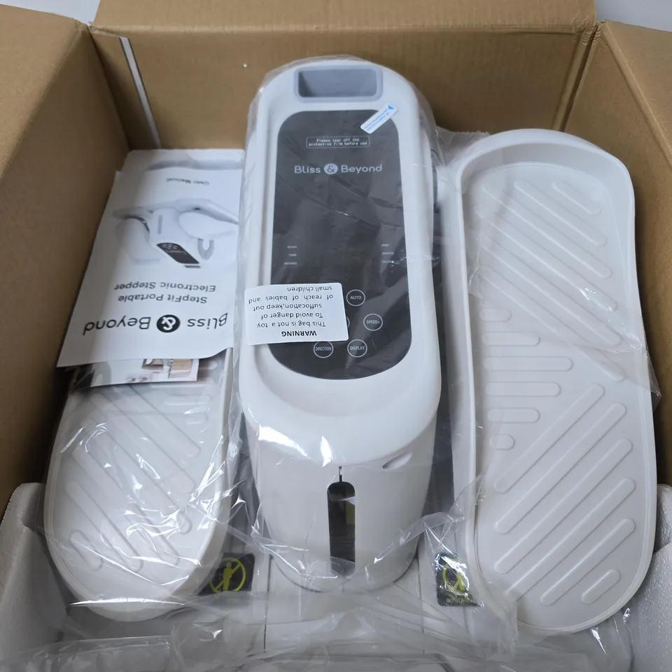 BOXED BLISS & BEYOND ELECTRONIC STEPPER