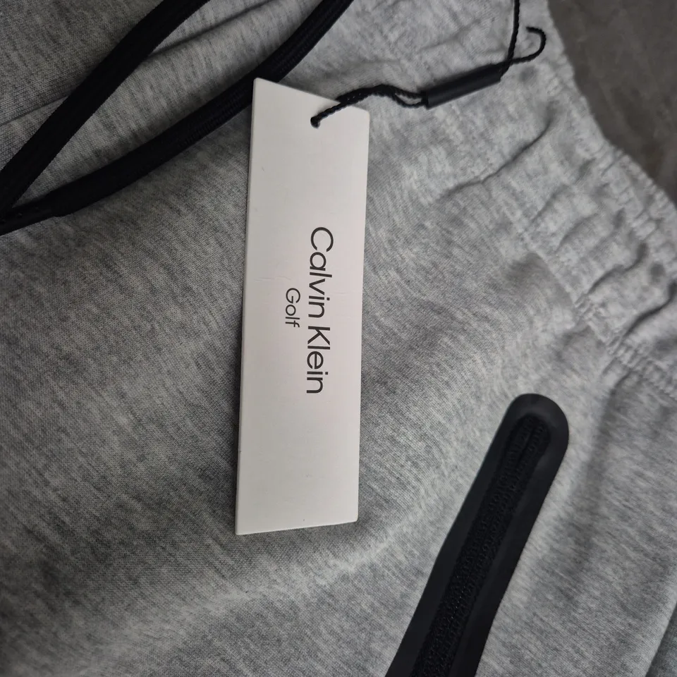 CALVIN KLEIN TRACK SUIT BOTTOMS – GREY, MEN'S SIZE M