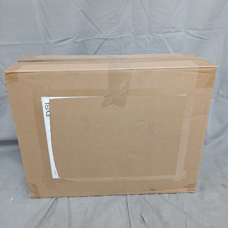 COZEE HOME LUXURY RUCHED FAUX FUR & VELVETSOFT HEATED THROW W/9 HEAT SETTINGS IN LIGHT GREY