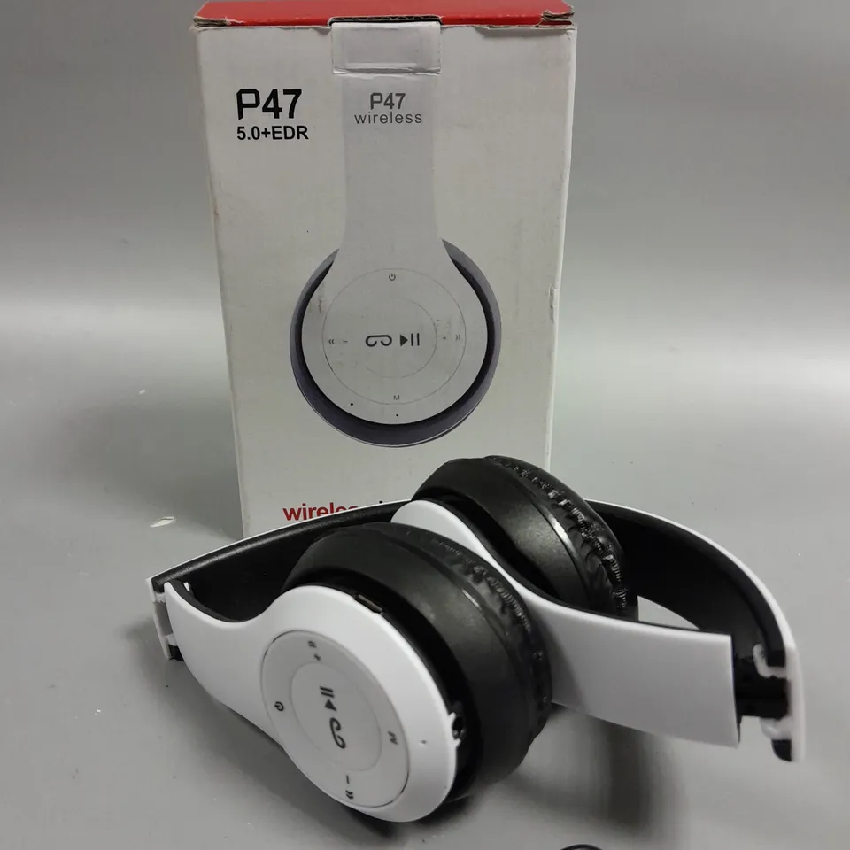 BOXED P47 EDR WIRELESS HEADPHONES 