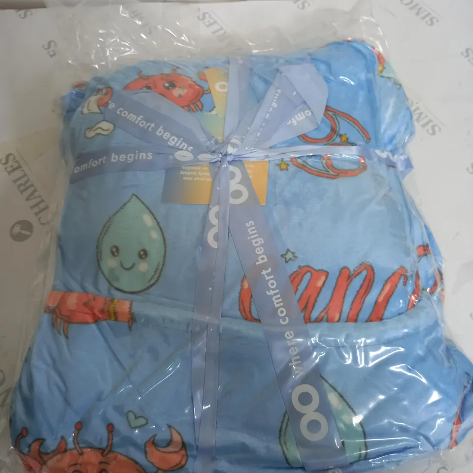 OODIE HOODED OVERSIZED BLANKET - OCEAN THEME