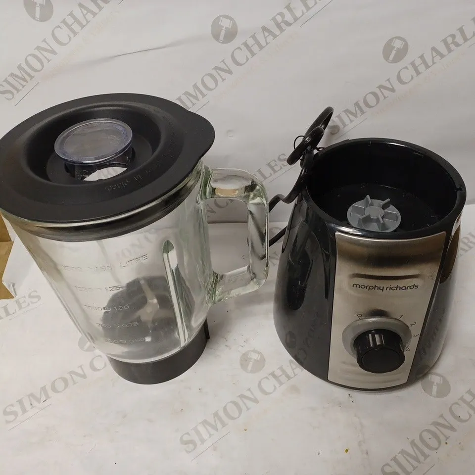 MORPHY RICHARDS TOTAL CONTROL GLASS TABLE BLENDER