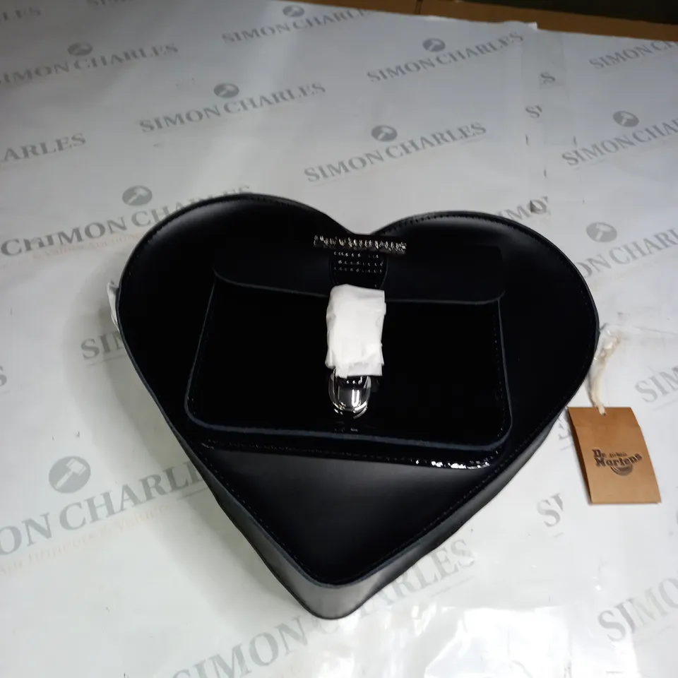 DR MARTINS LOVE HEART SHAPED STRAPPED HAND BAG 