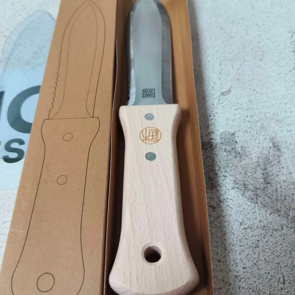 NIWAKI JAPANESE KITCHEN KNIFE WITH MAPLE WOOD HANDLE – BOXED