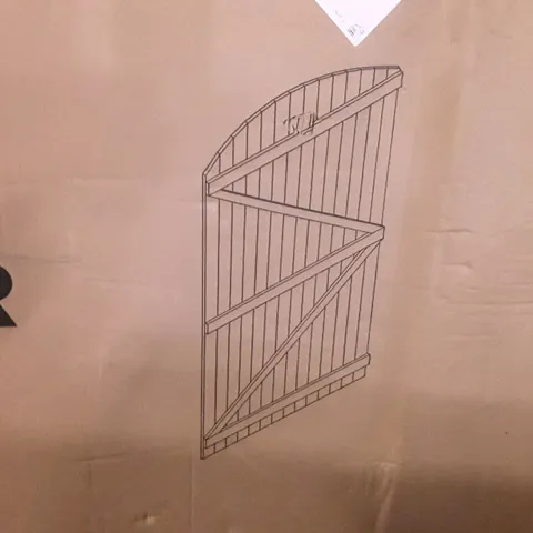 BOXED DARPHE WOODEN DOOR 