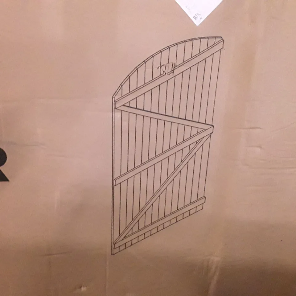 BOXED DARPHE WOODEN DOOR 