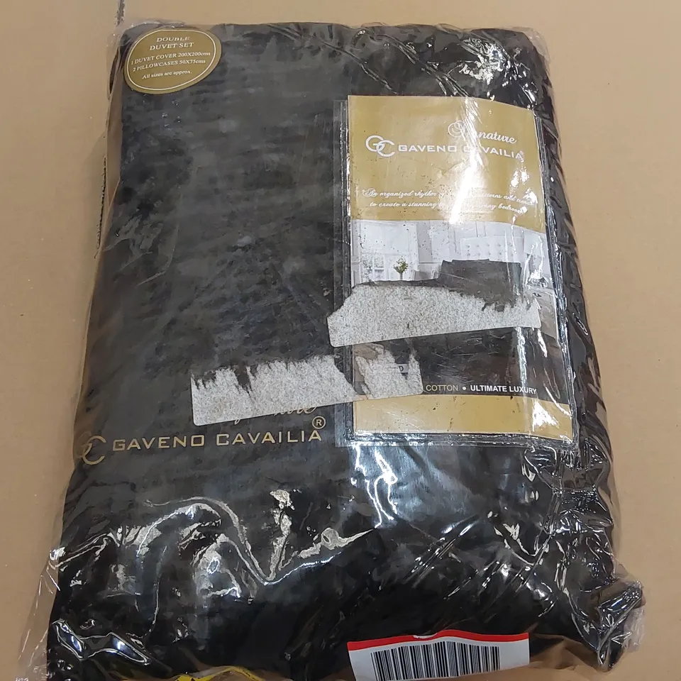 BAGGED BARNEY 180 TC PERCALE DUVET COVER SET - DOUBLE 