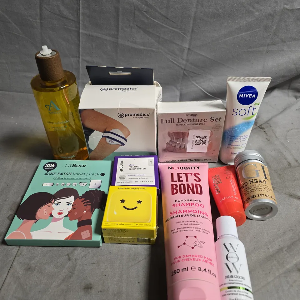 Assorted Health & Beauty Items – NIVEA Soft, Full Denture Set & MoreBLOOD