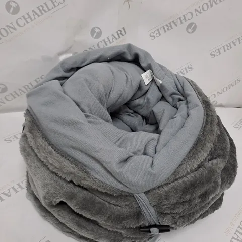 PETS POP UP SOFT GREY PLAY TUNNEL BED