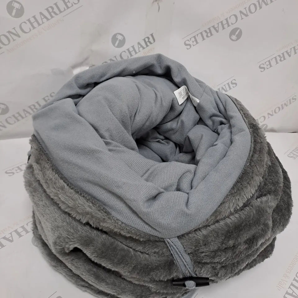PETS POP UP SOFT GREY PLAY TUNNEL BED