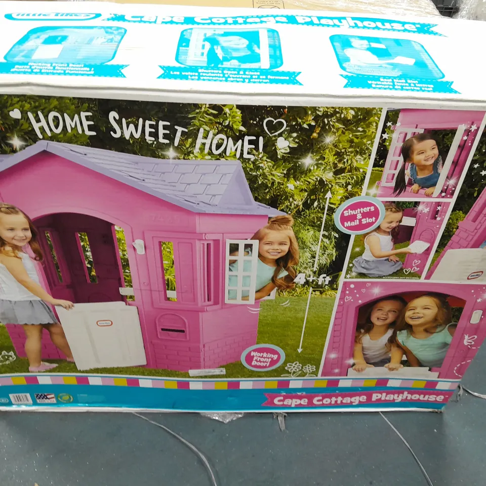 BOXED LITTLE TIKES CAPE COTTAGE PLAYHOUSE - COLLECTION ONLY RRP £139.99