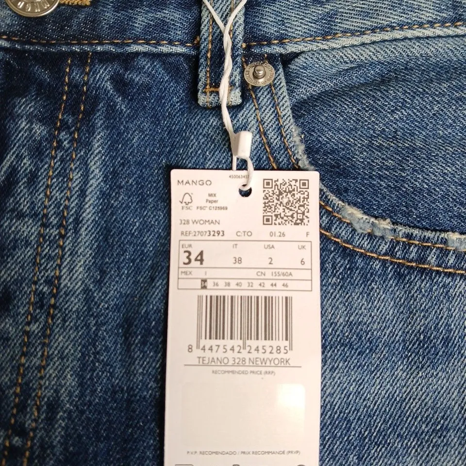 MANGO WOMEN'S JEANS – UK 6 (EU 34)