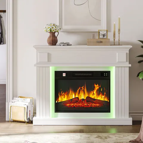 BOXED BALCONERA 100CM W ELECTRIC FIREPLACE 