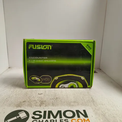 FUSION ENCOUNTER 6 X 9" 3 WAY SPEAKERS BOXED