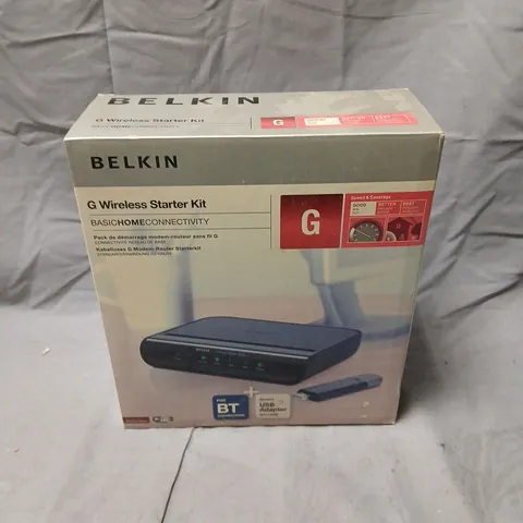 BELKIN G WIRELESS MODEM ROUTER STARTER KIT 