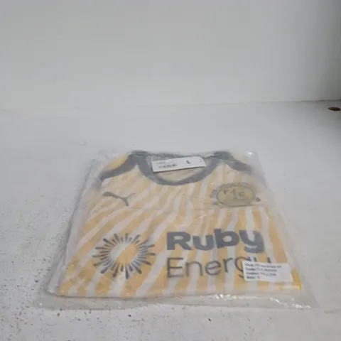 PUMA FLEETWOOD TOWN FC AWAY SHIRT β YELLOW - UK S