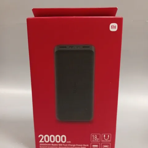 BOXED SEALED REDMI 18W FAST CHARGE POWER BANK - 20000MAH