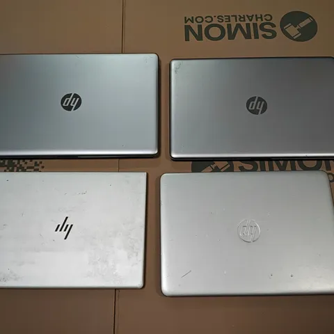 LOT OF 4 ASSORTED UNBOXED HP LAPTOPS TO INCLUDE ELITEBOOK 840 G3 AND 250 G7 INTEL I7 