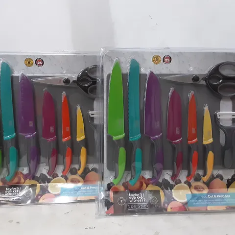 BRAND NEW BOXED TAYLOR EYE WITNESS 9PC CUT AND PREP SET X 2