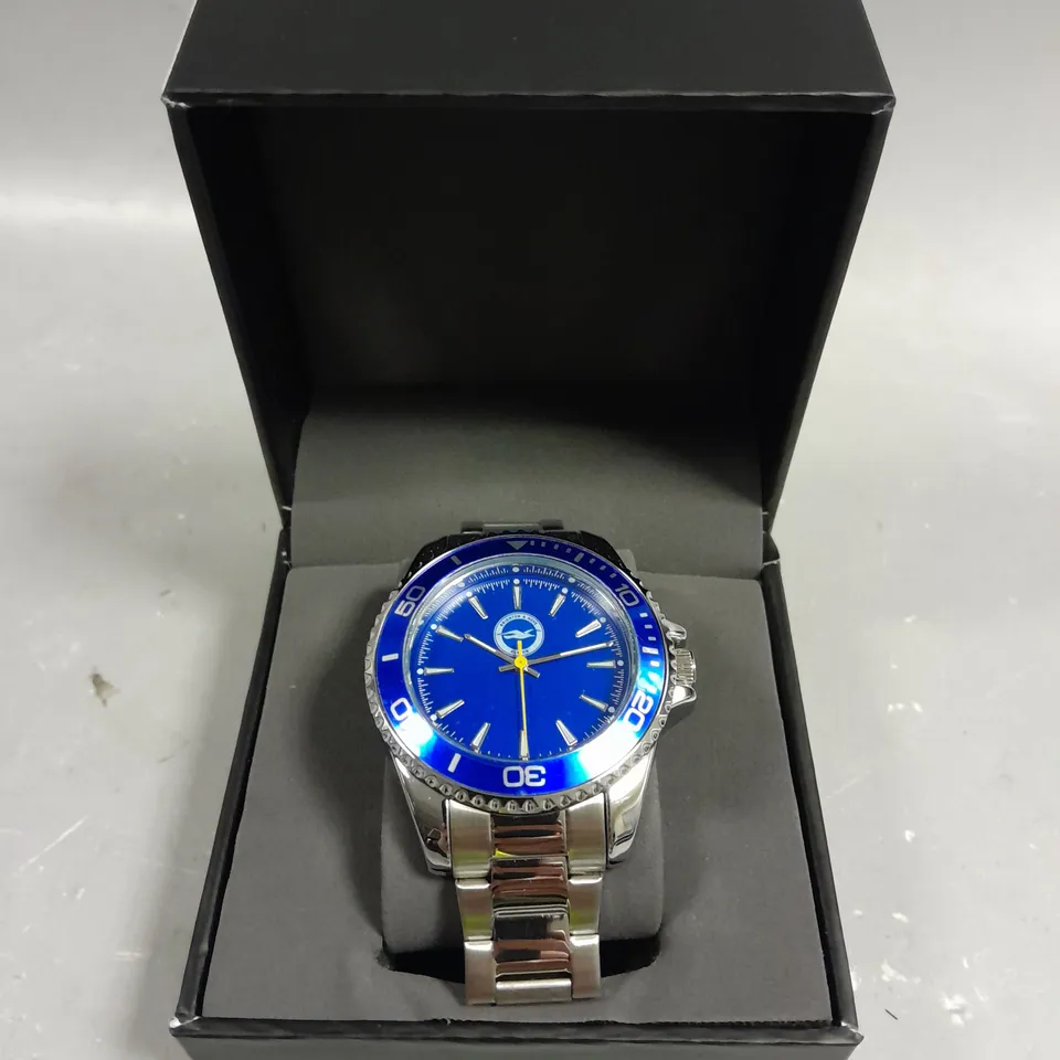 BRIGHTON AND HOVE ALBION BLUE DIAL MENS WATCH 