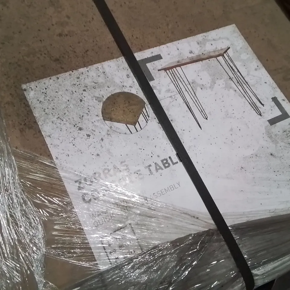 PALLET CONTAINING A LARGE QUANTITY OF BRAND NEW ZORRAS CONSOLE TABLES