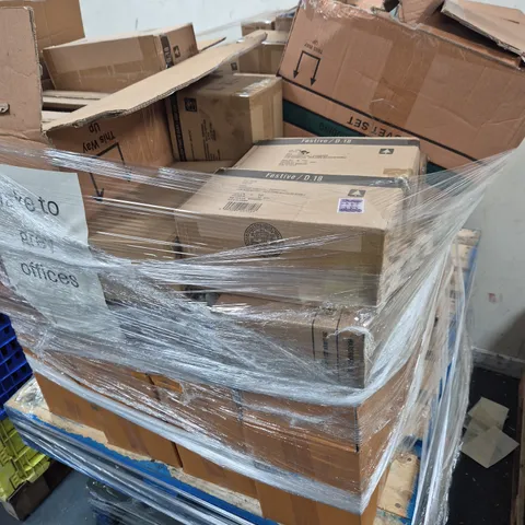 PALLET TO INCLUDE LARGE QUANTITY OF ASSORTED FESTIVE DECORATIONS IN VARIOUS SHAPES AND STYLES - COLLECTION ONLY