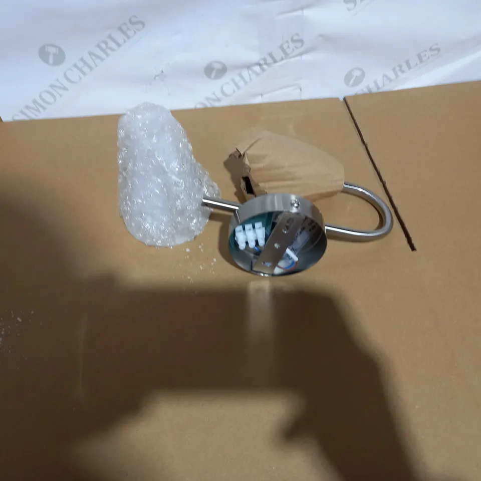 BRUSHED CHROME LULU WALL LIGHT