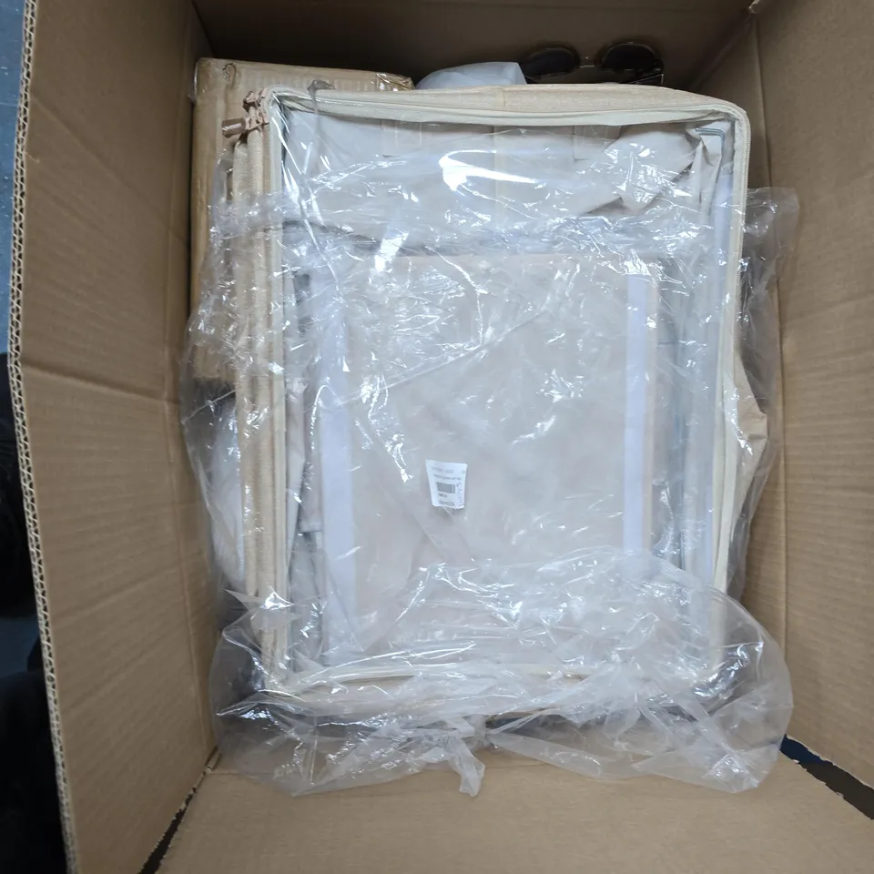 BOX OF APPROXIMATELY 10 ASSORTED ITEMS TO INCLUDE: COOKS ESSENTIALS HOTPLATE 