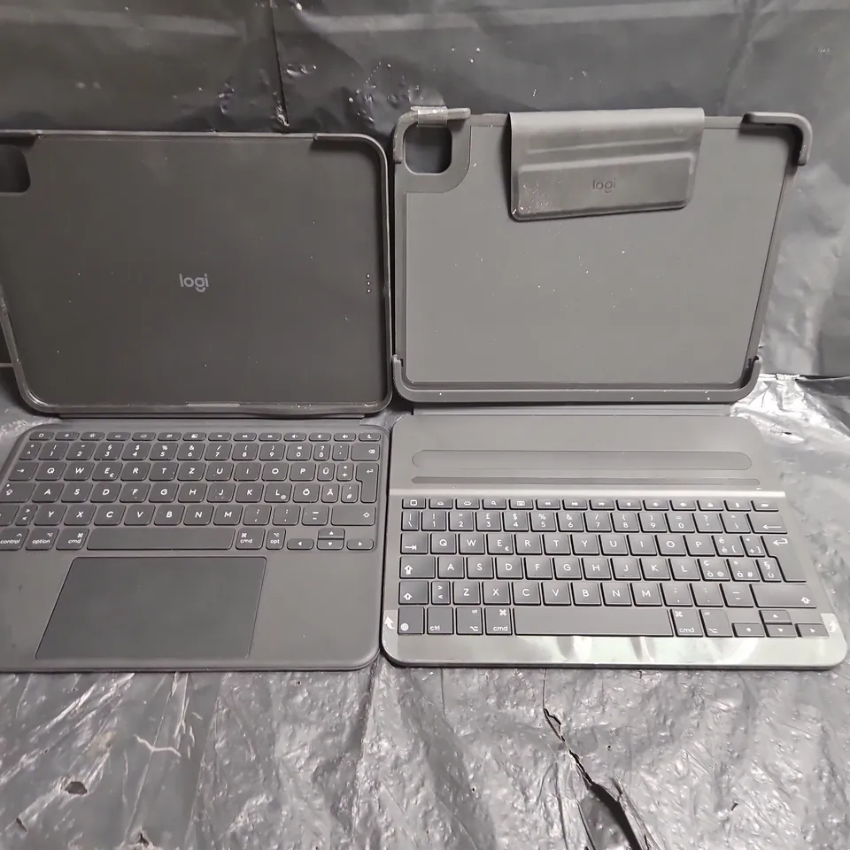 BOX OF APPROXIMATELY 20 ASSORTED LOGITECH TABLET KEYBOARDS