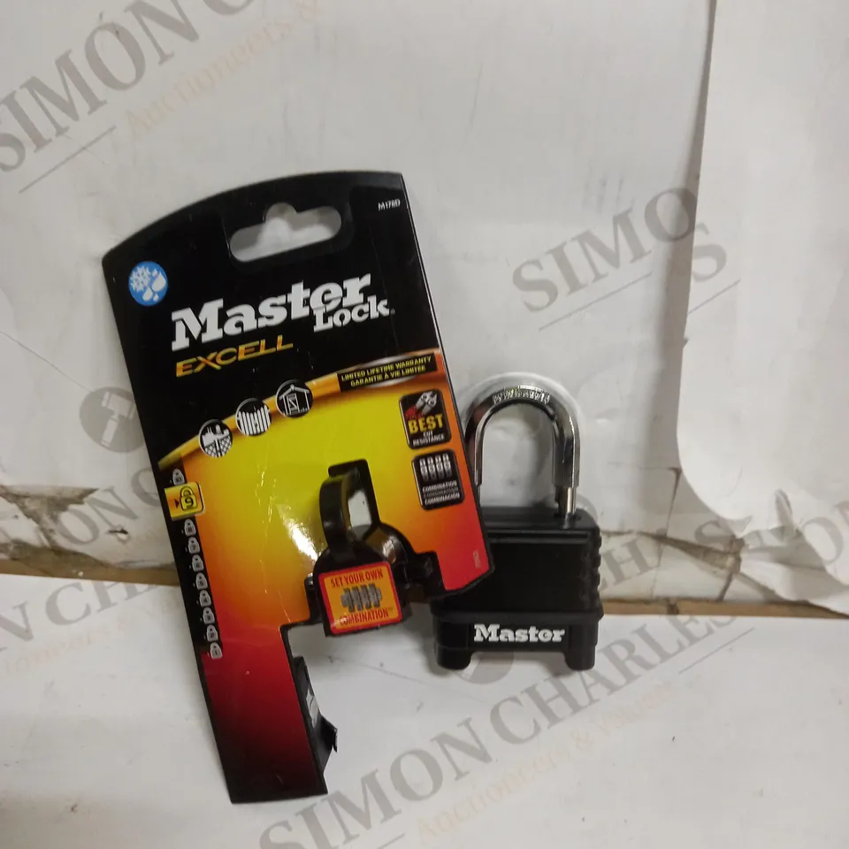 MASTER EXCELL LOCK IN BLACK