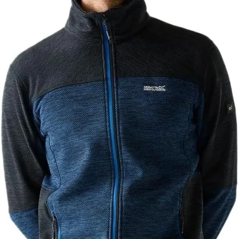 REGATTA MENS HIGHTON FULL ZIP MIDLAYER FLEECE OLYMPIAN BLUE/NAVY XXL