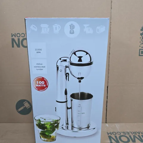 KLARSTEIN DRINKMIXER – 100W, 450ML STAINLESS STEEL TUMBLER