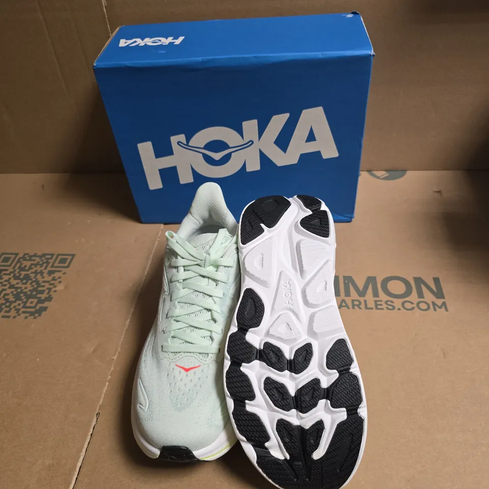 HOKA RUNNING SHOES – LIGHT MINT/GREY, ADULT SNEAKERS - uk size 5