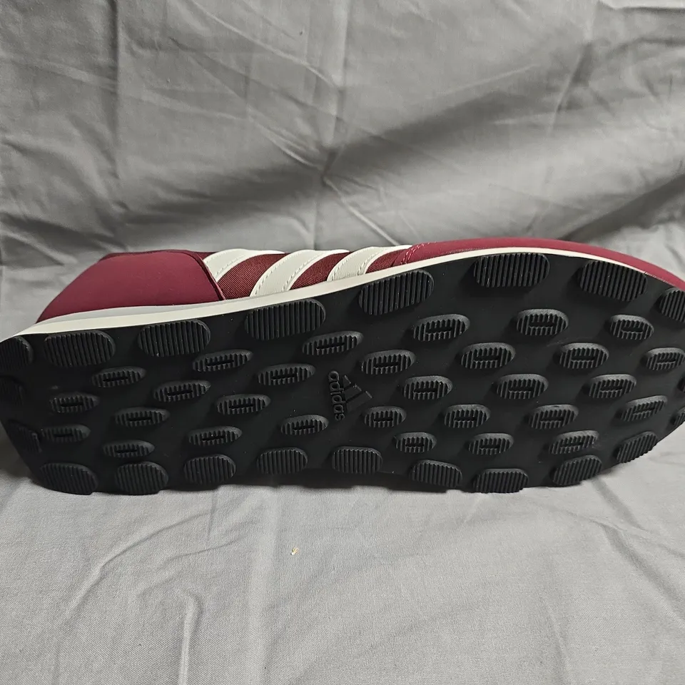 UNBOXED PAIR OF ADDIAS RUN 60'S TRAINERS - UK SIZE 12