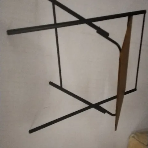 BOXED EVELYN FOLDING DESK RUSTIC WOOD EFFECT