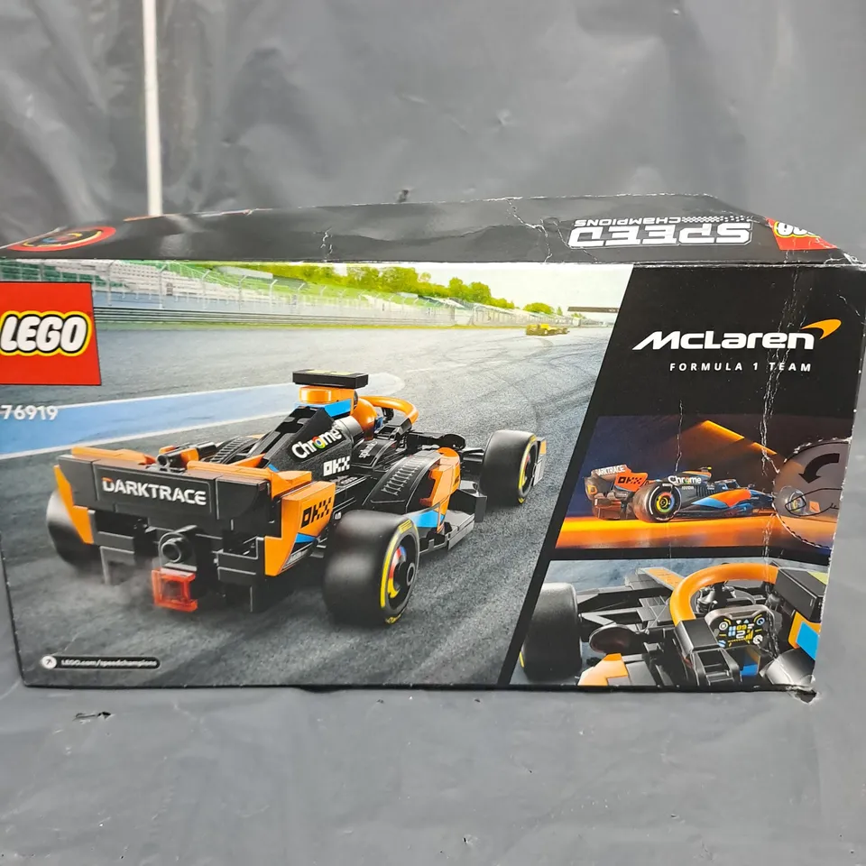 LEGO SPEED CHAMPION 2023 MCLAREN F1 RACE CAR - 76919