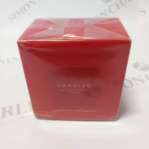 BOXED AND SEALED NARCISO EAU DE TOILETTE ROUGE NARCISO RODRIGUEZ EAU DE TOILETTE ROUGE 50ML