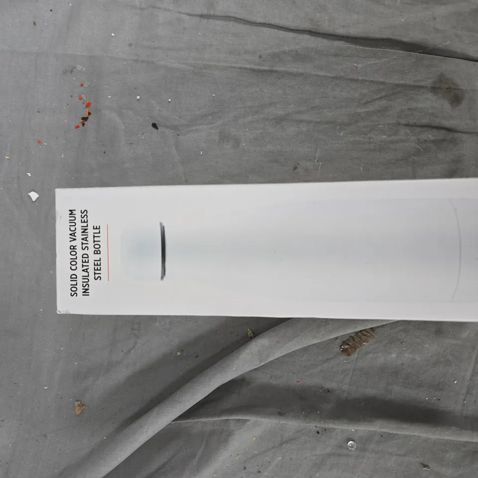 SOLID COLOUR VACUUM-INSULATED STAINLESS STEEL BOTTLE (BOXED)