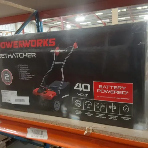 BOXED POWERWORKS 40V DETHATCHER - NO BATTERY INCLUDED 