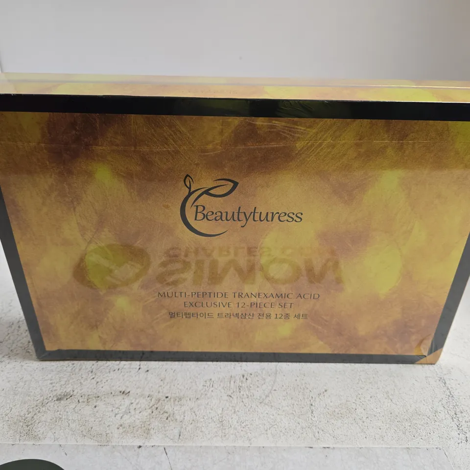 SEALED BEAUTY SKINCARE SET – MULTI-PEPTIDE TRANEXAMIC ACID EXCLUSIVE 12-PIECE SET